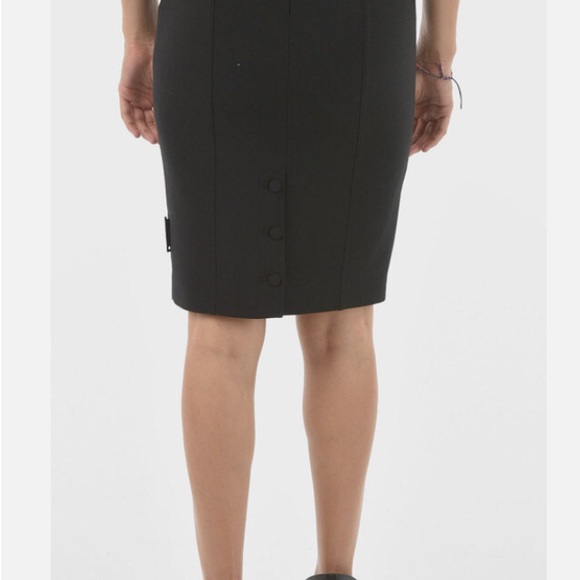 Off WHITE Black Pencil Skirt - Picture 3 of 6